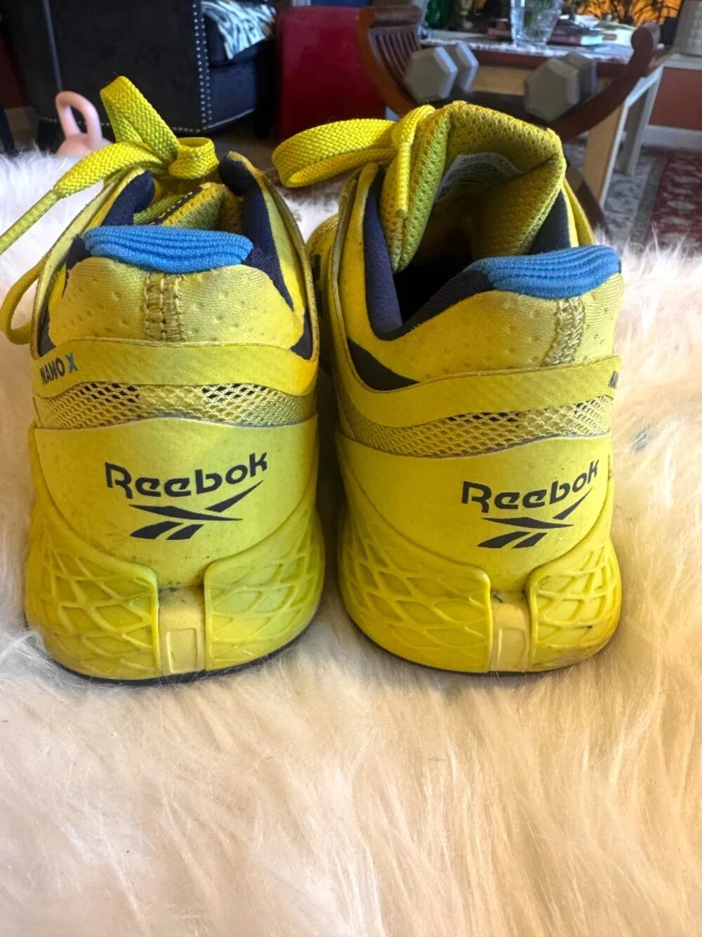 Women Reebok Nano x  Cross Fit  Athletic trainer sz 8,5 neon color